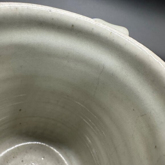 Vintage Art Pottery Mug Whitefish Montana Blue Drip Glaze 2004 Handmade Cup - Picture 9 of 11